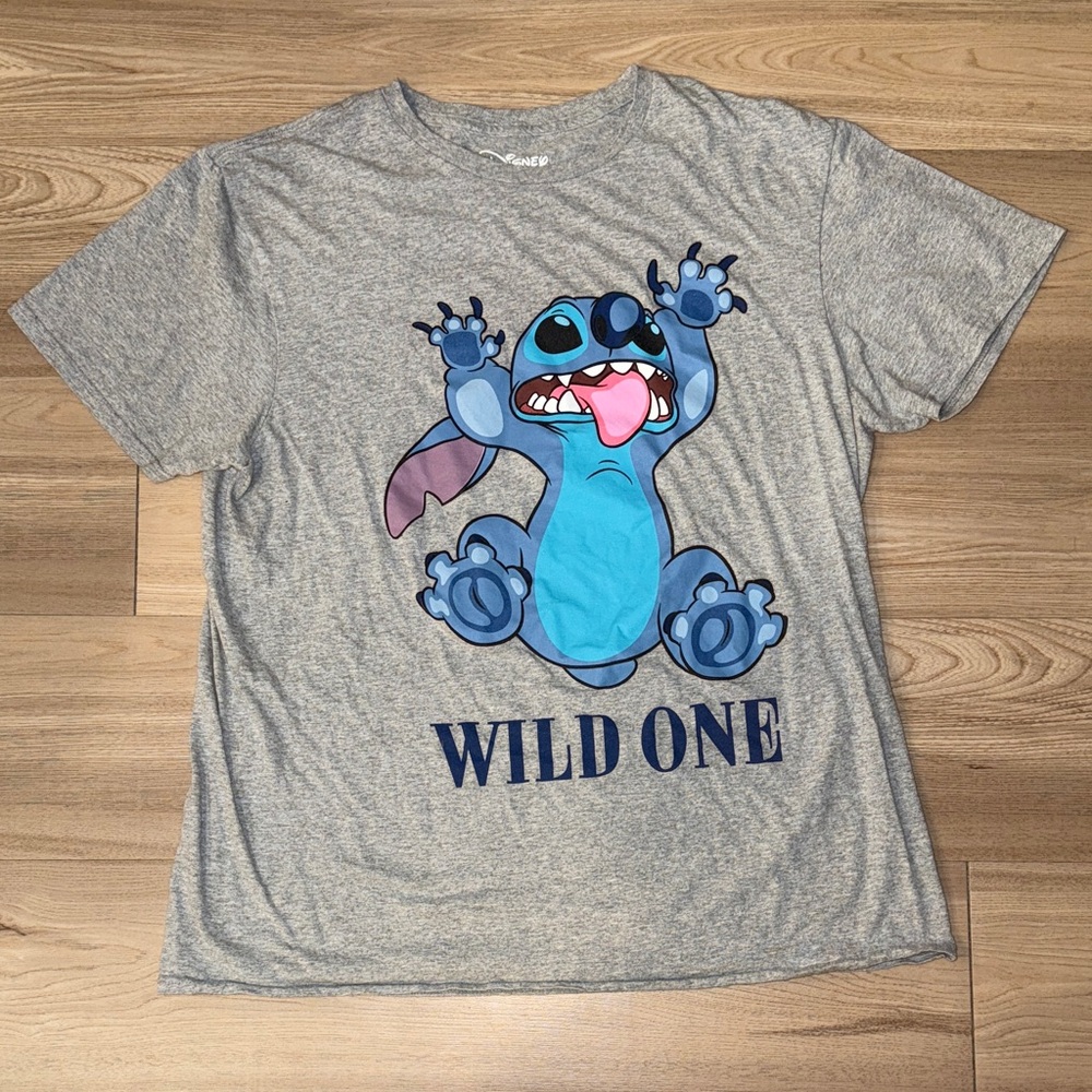 Grey Stitch Disney Tee